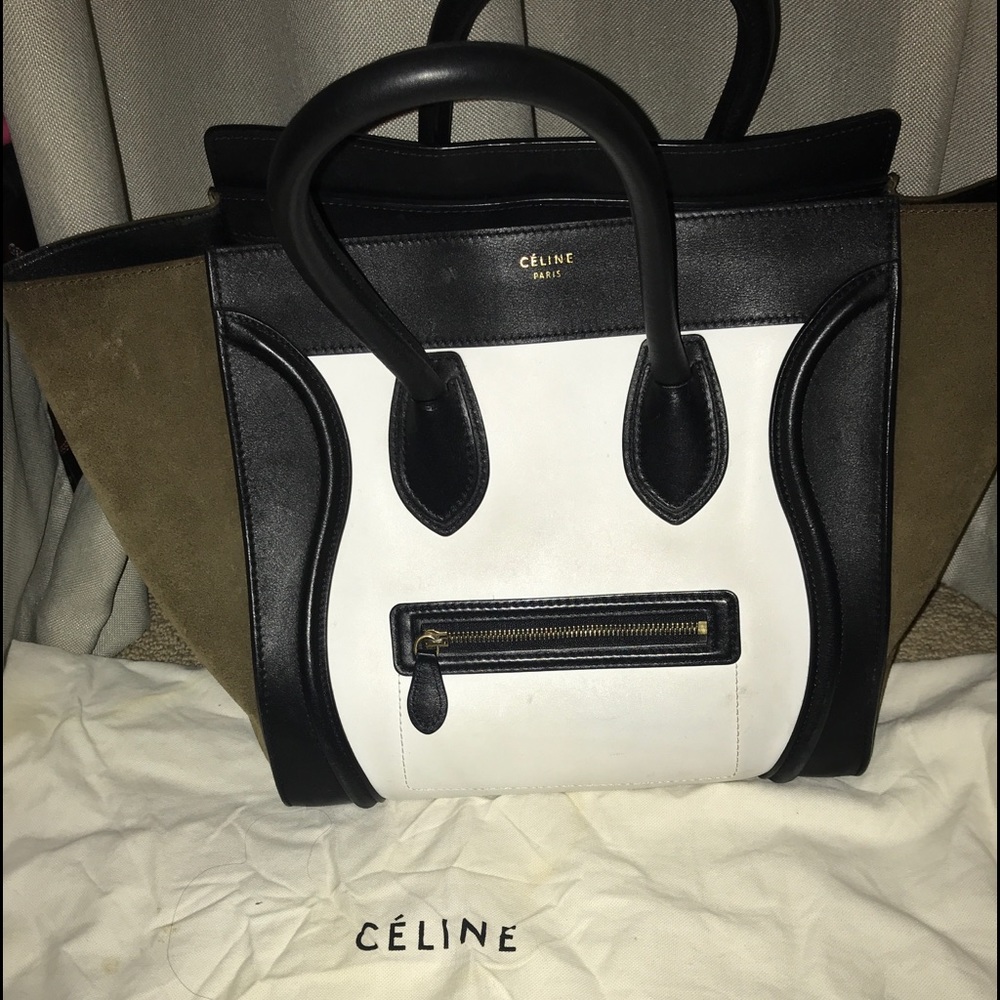AUTHENTIC Celine Micro Luggage Tote